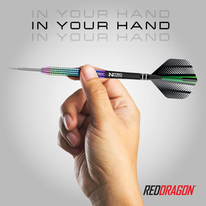 Razor Edge Spectron 20, 22, 24 or 26 Gram Tungsten Darts with Flights and Stems