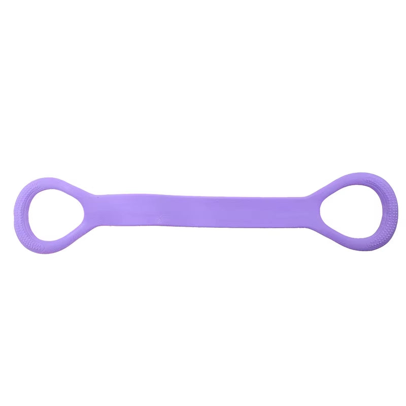 New 8-Character Puller Home Fitness Equipment Elastic Belt Yoga Auxiliary Female Open Shoulder Beauty Back Stretcher