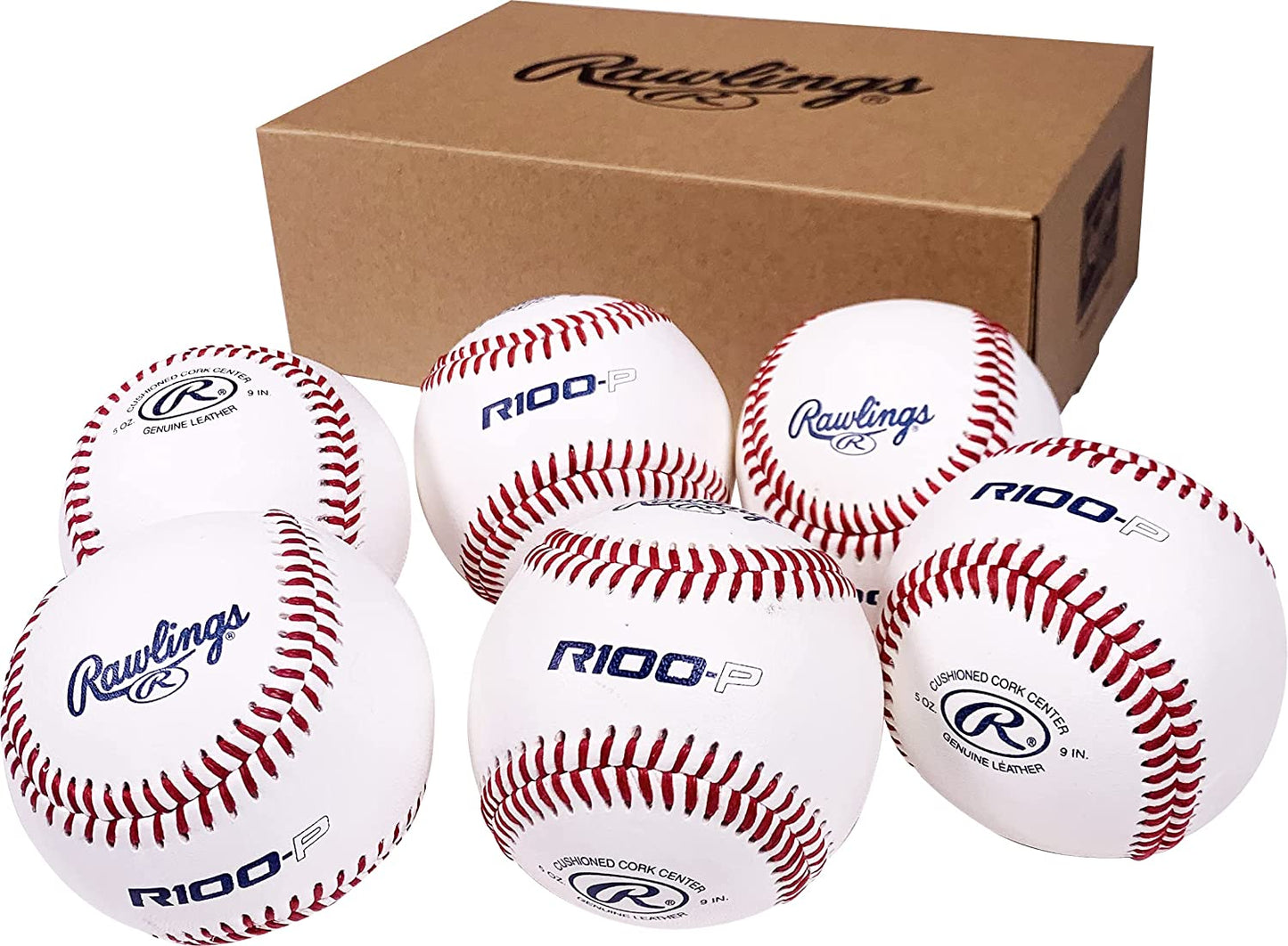 | R100-P Practice Baseballs | Collegiate | High School | Youth | Flat/Raised Seam Options