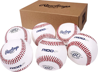 | R100-P Practice Baseballs | Collegiate | High School | Youth | Flat/Raised Seam Options