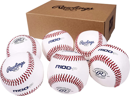 | R100-P Practice Baseballs | Collegiate | High School | Youth | Flat/Raised Seam Options