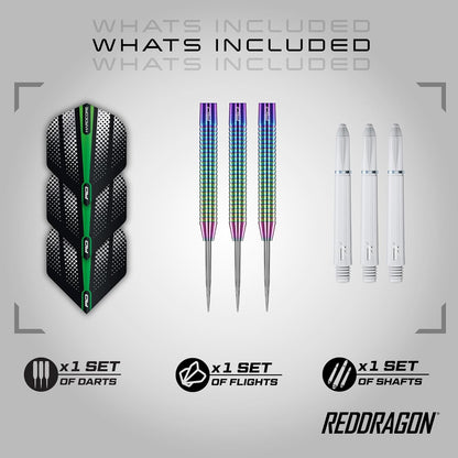 Razor Edge Spectron 20, 22, 24 or 26 Gram Tungsten Darts with Flights and Stems